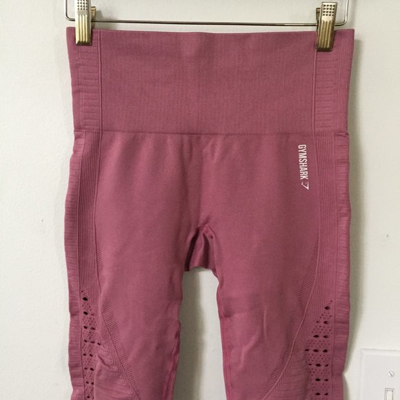 Gymshark Energy Seamless Legging in Dusky Pink - Picture 9 of 12